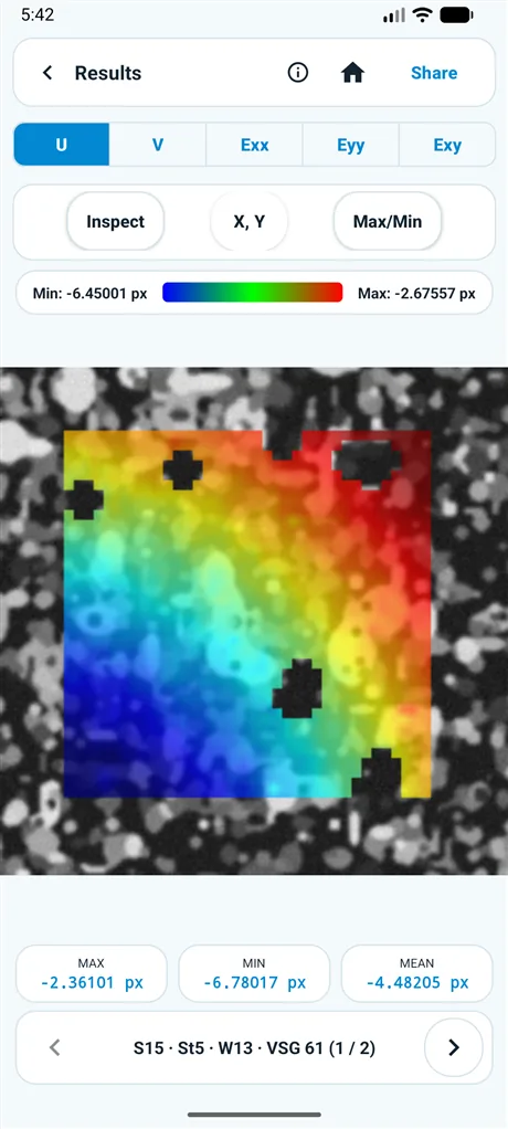 semper result viewer with strain heatmap